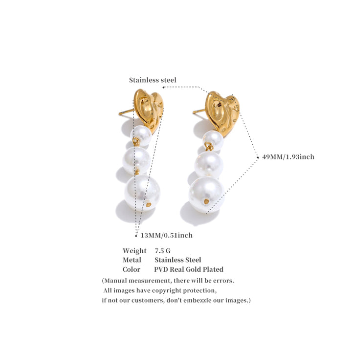 Divya Pearl Cascade Earrings