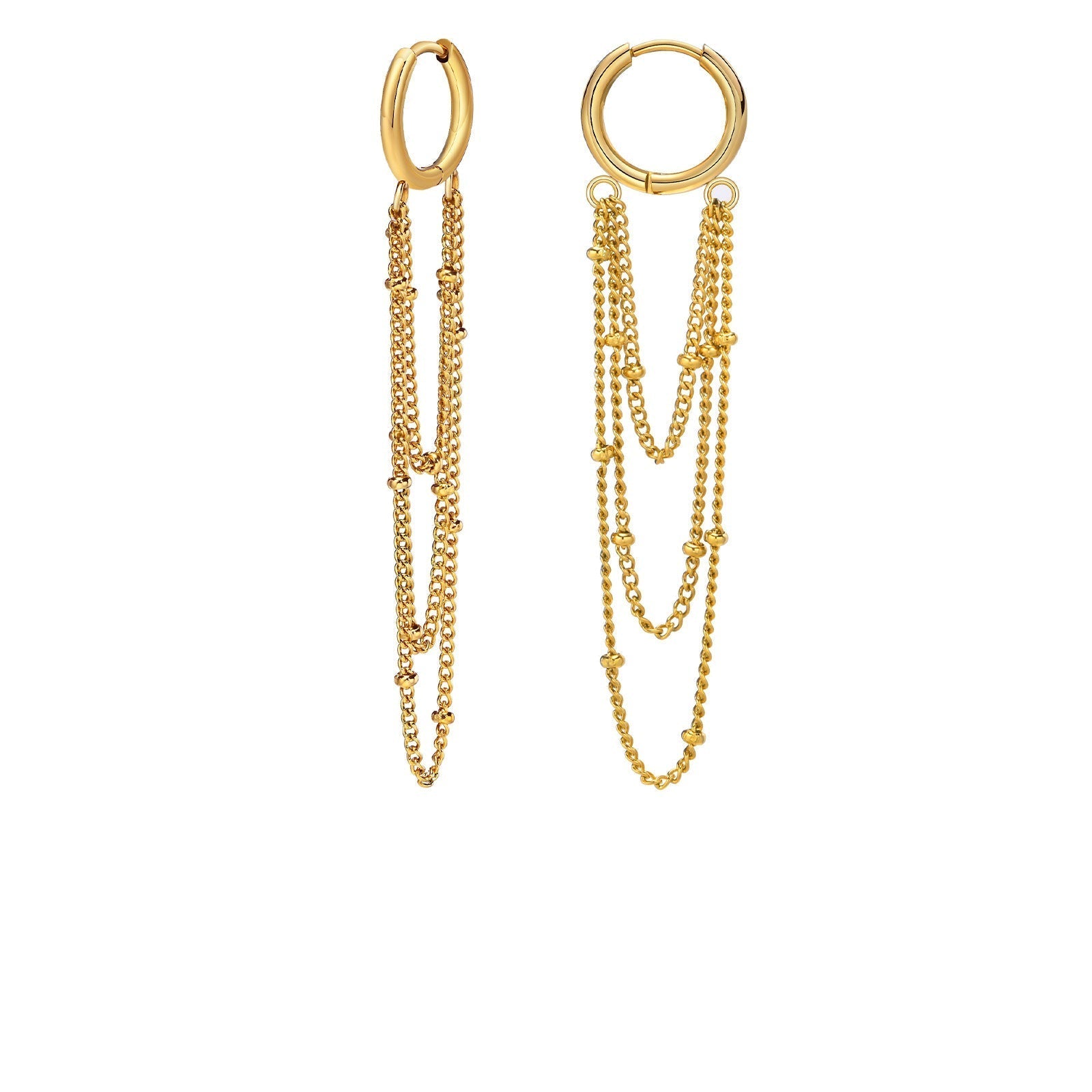 Diya Chain Drop Earrings