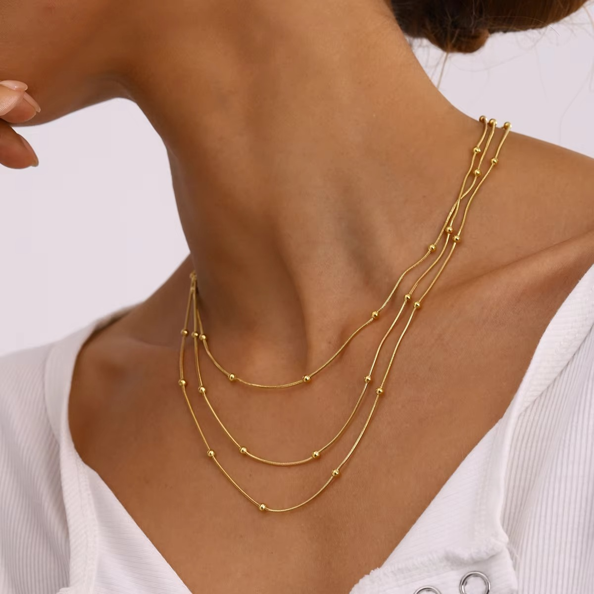 Eira Orbit Layered Necklace