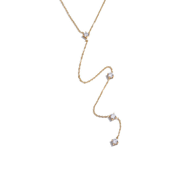 Eira Solitaire Trail Necklace