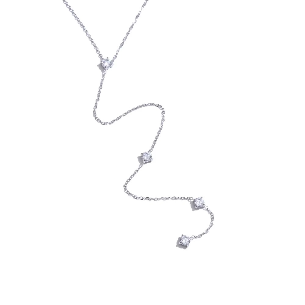 Eira Solitaire Trail Necklace