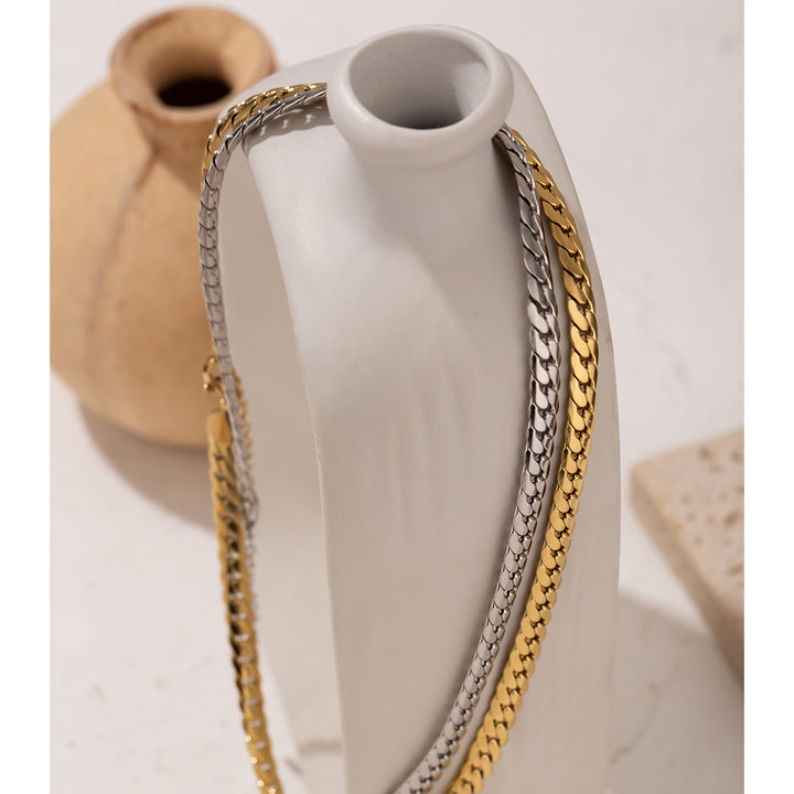 Elara Sleek Link Chain Necklace