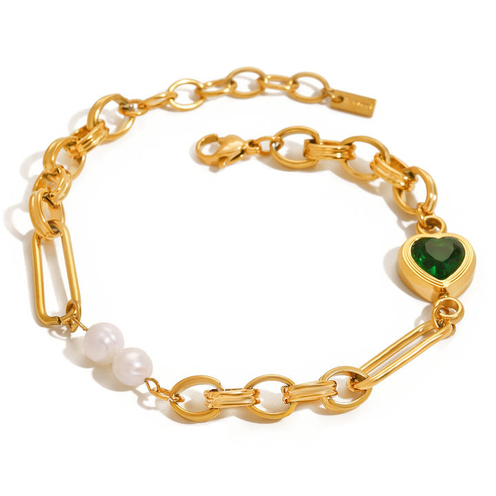 Emerald Link Embrace Bracelet