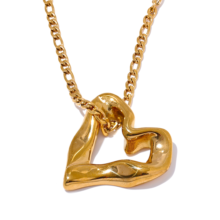 Ganga Sculpted Love Necklace