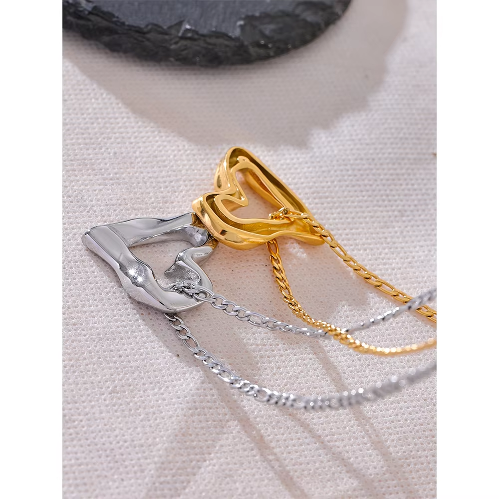 Ganga Sculpted Love Necklace