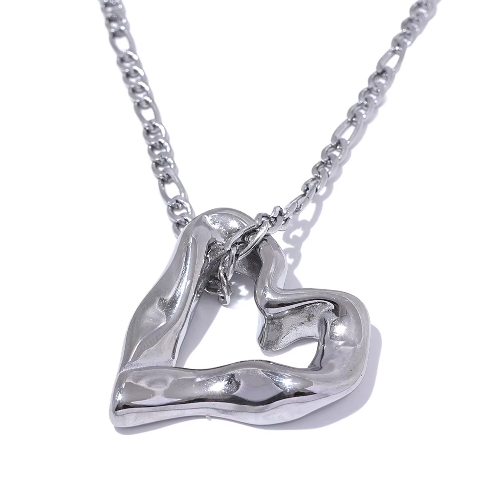 Ganga Sculpted Love Necklace