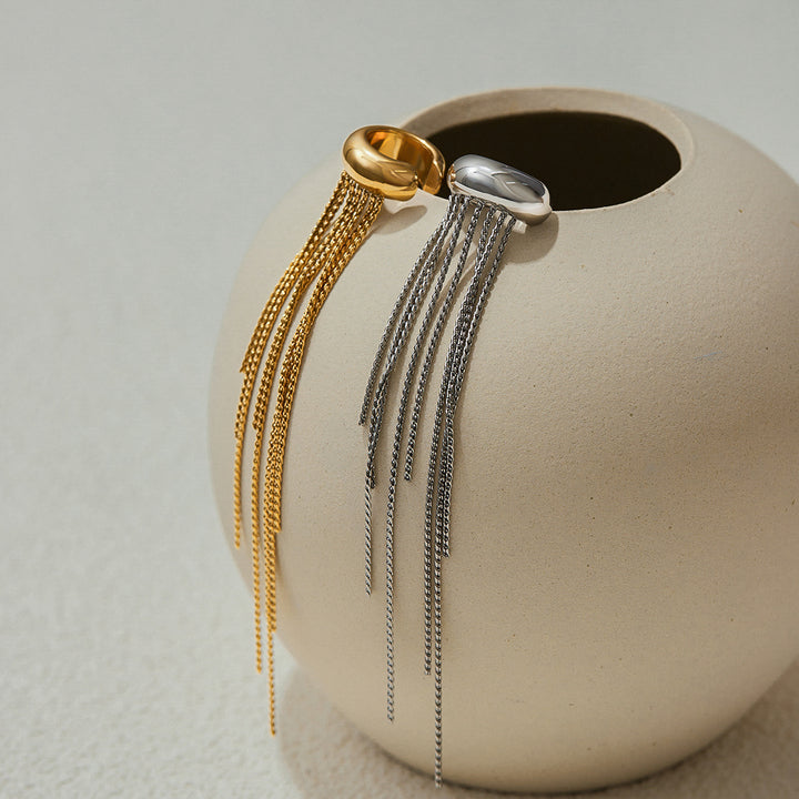 Golden Tides Drop Earrings