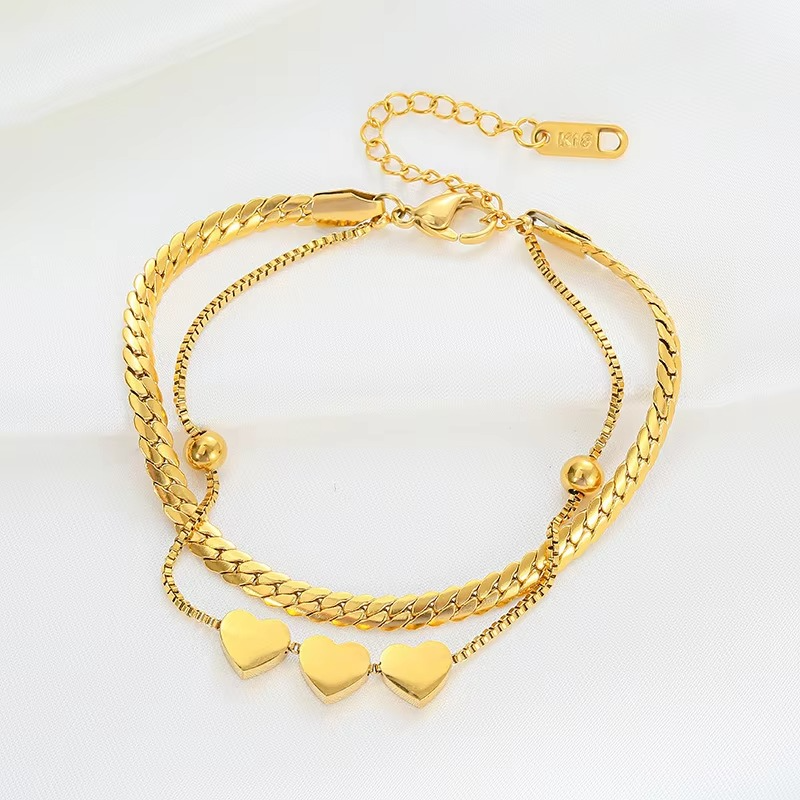Heera Heart Anklet