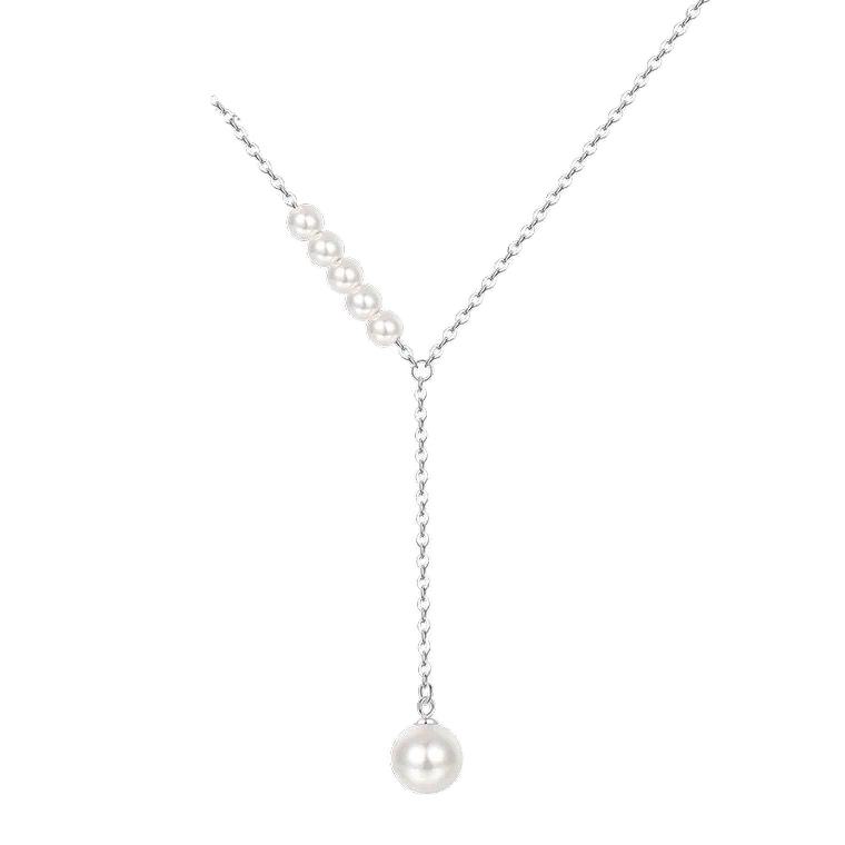 Ina Pearl Line Necklace
