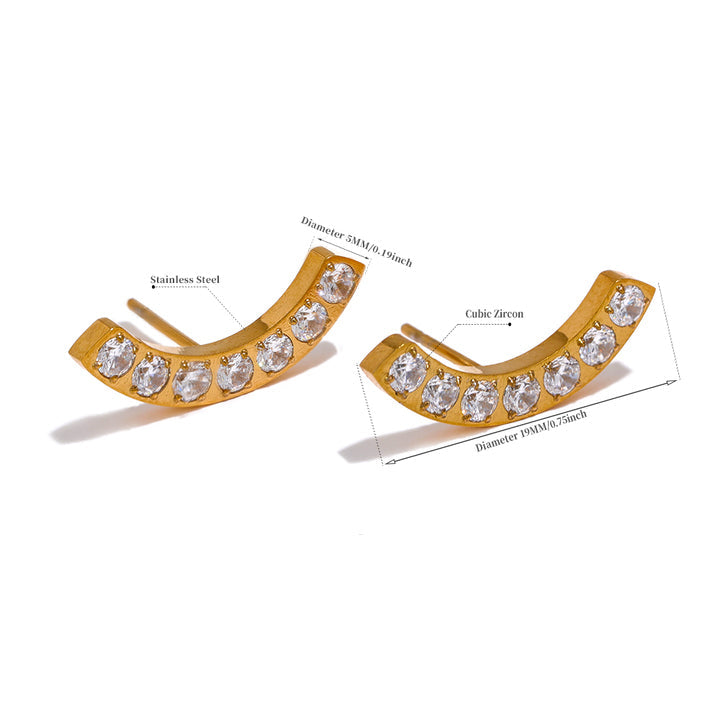 Inaaya Curve Earring