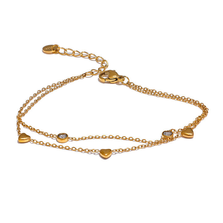 Inaaya Heart Chain Bracelet