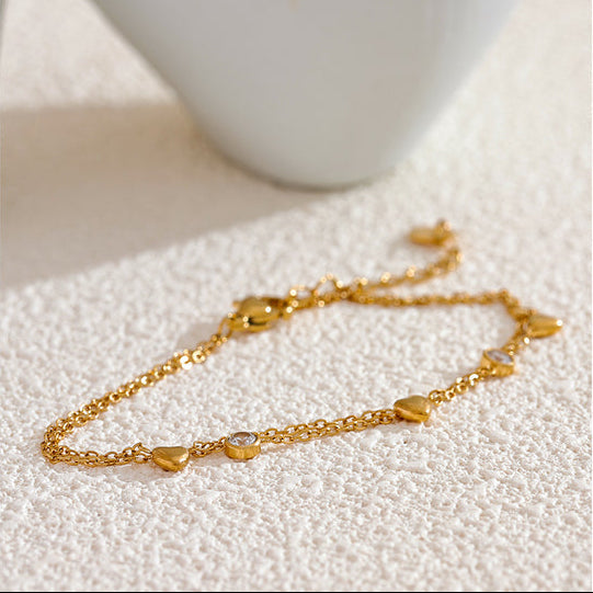 Inaaya Heart Chain Bracelet