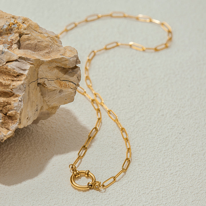 Indie Bloom Toggle Chain Necklace