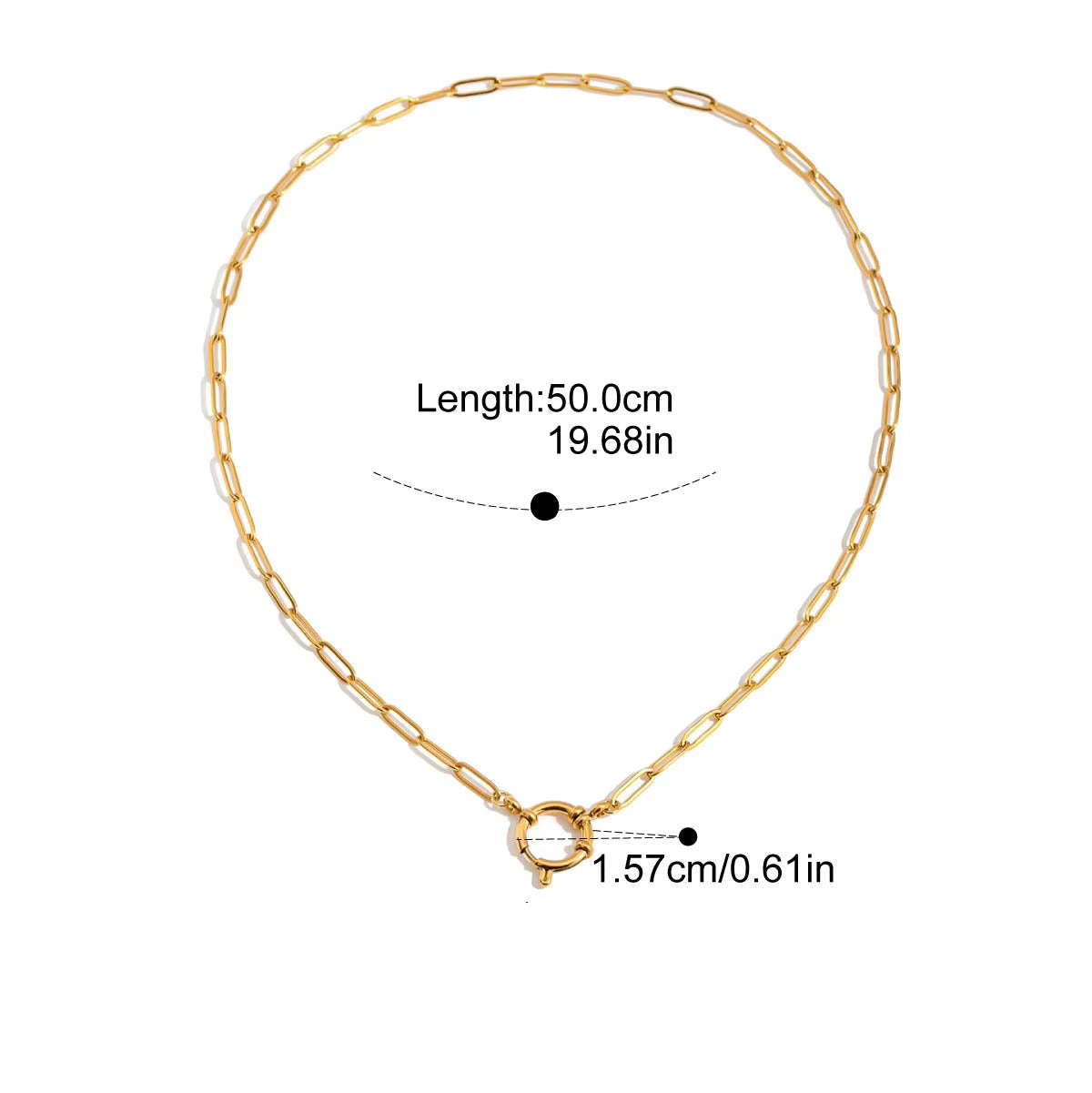 Indie Bloom Toggle Chain Necklace