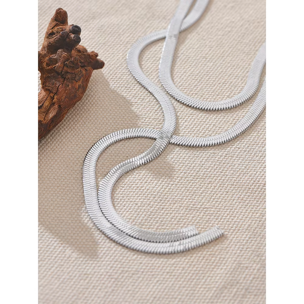 Indira Snake Lariat Necklace