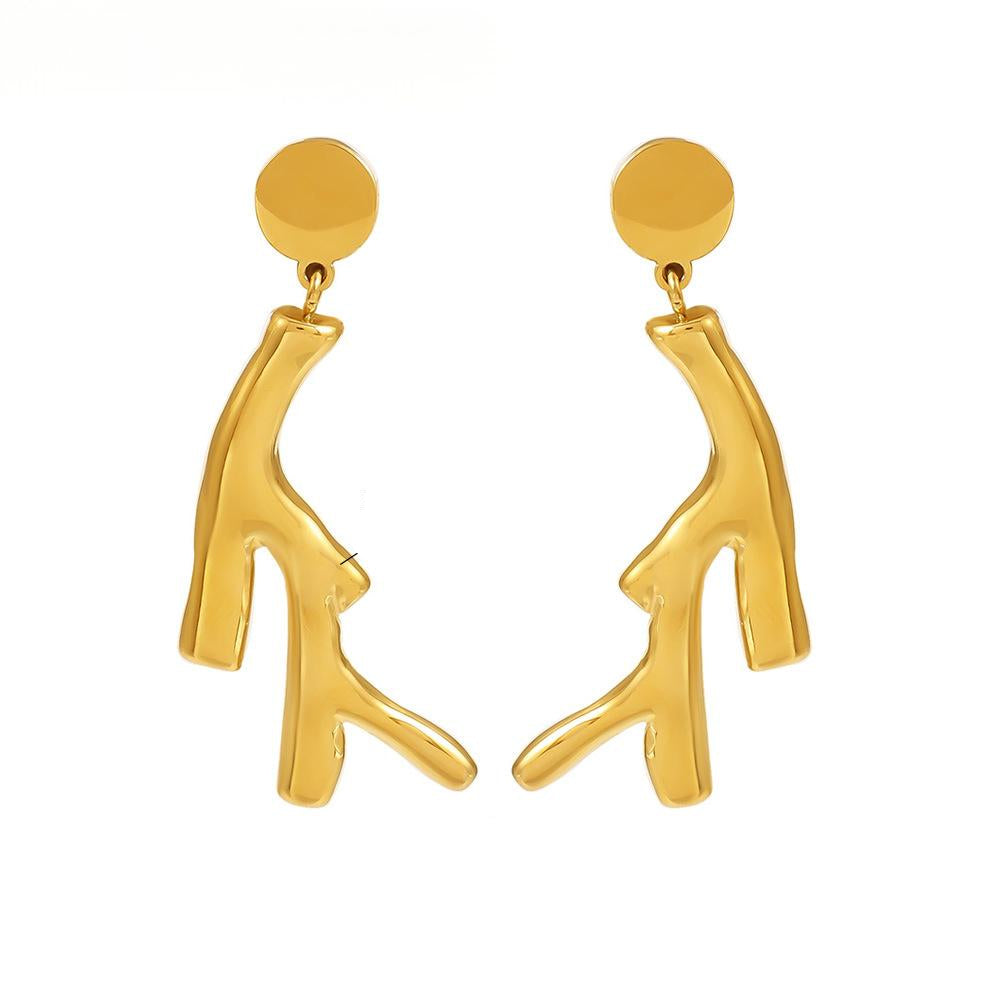 Ira Coral Dangle Earrings