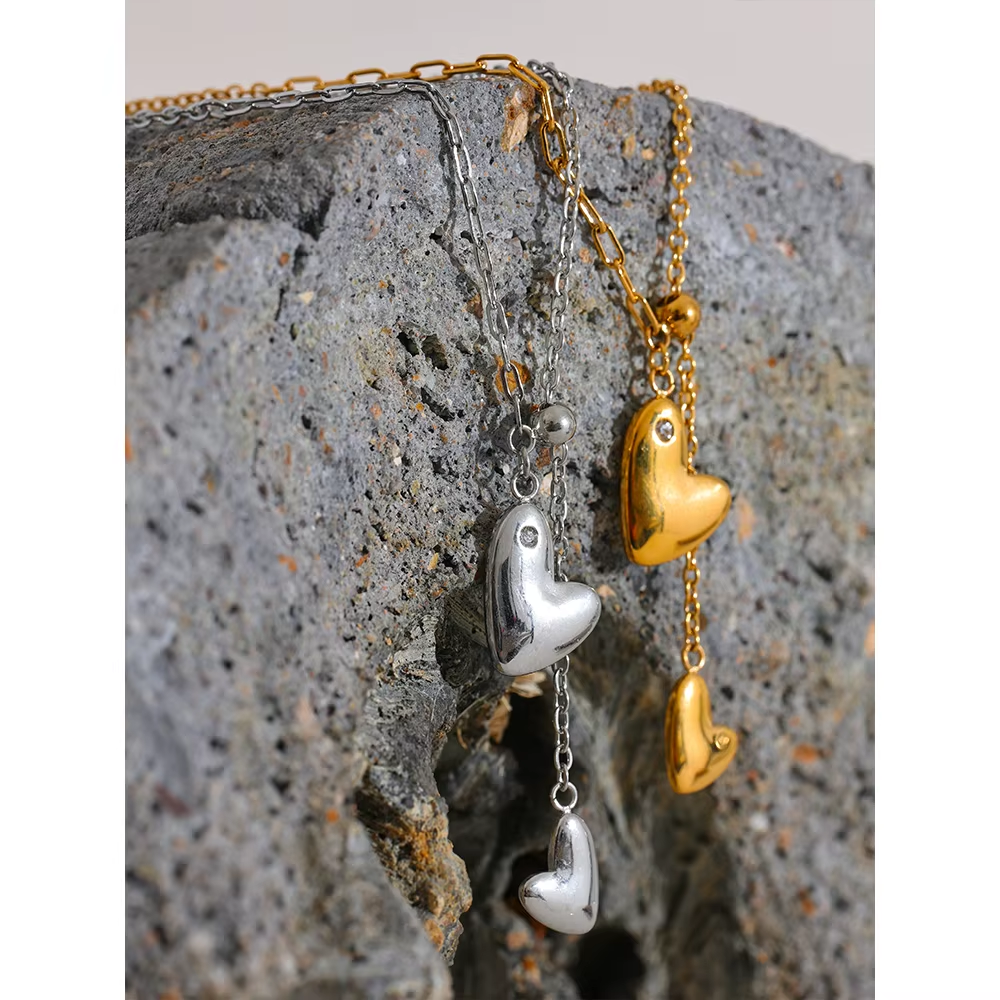 Ira Double Heart Necklace