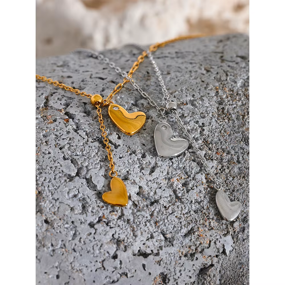 Ira Double Heart Necklace