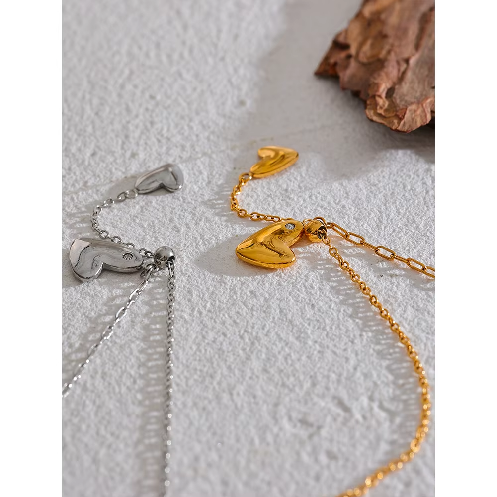 Ira Double Heart Necklace