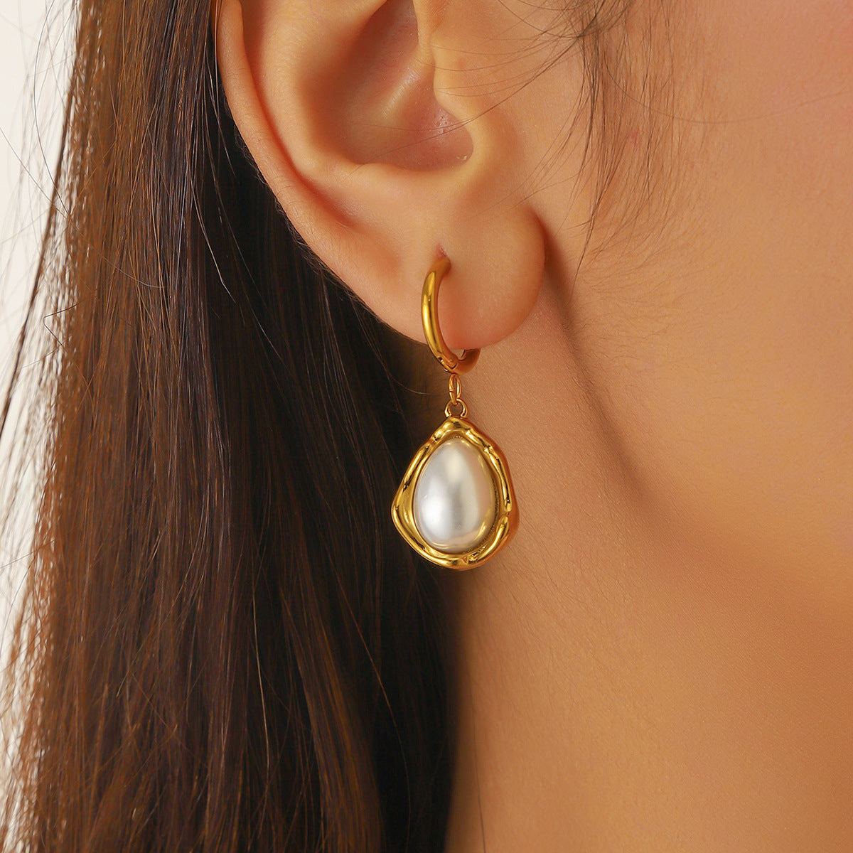 Ira Drop Pearl Earrings