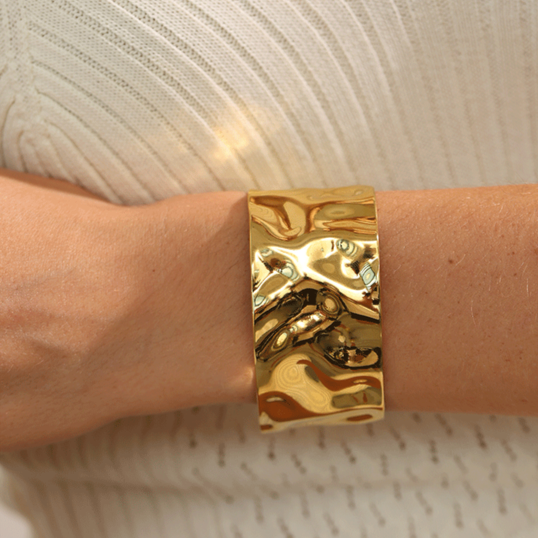 Ira Ripple Cuff Bracelet