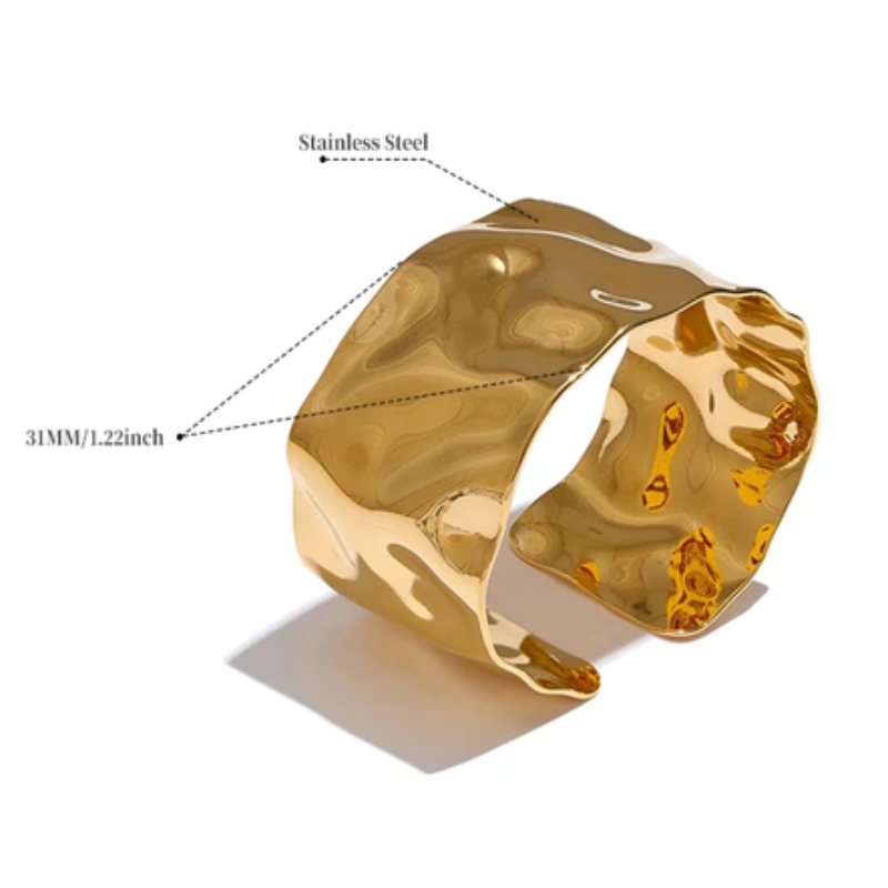 Ira Ripple Cuff Bracelet