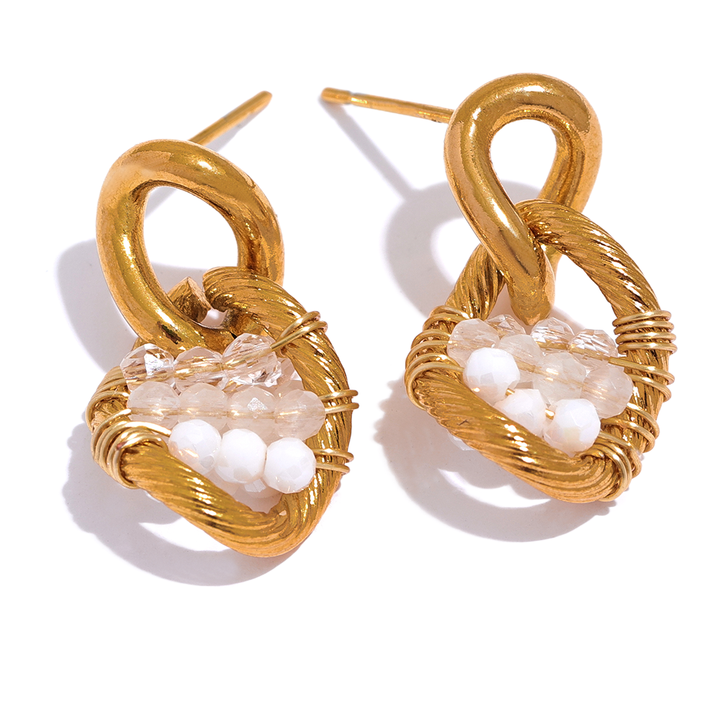 Ira Woven Loop Earrings