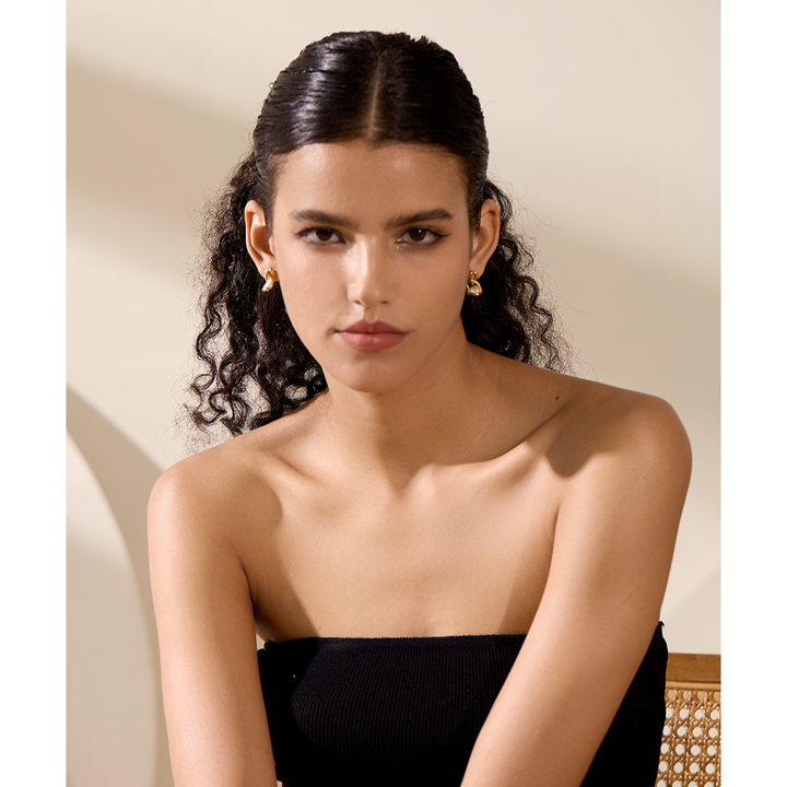 Ira Woven Loop Earrings