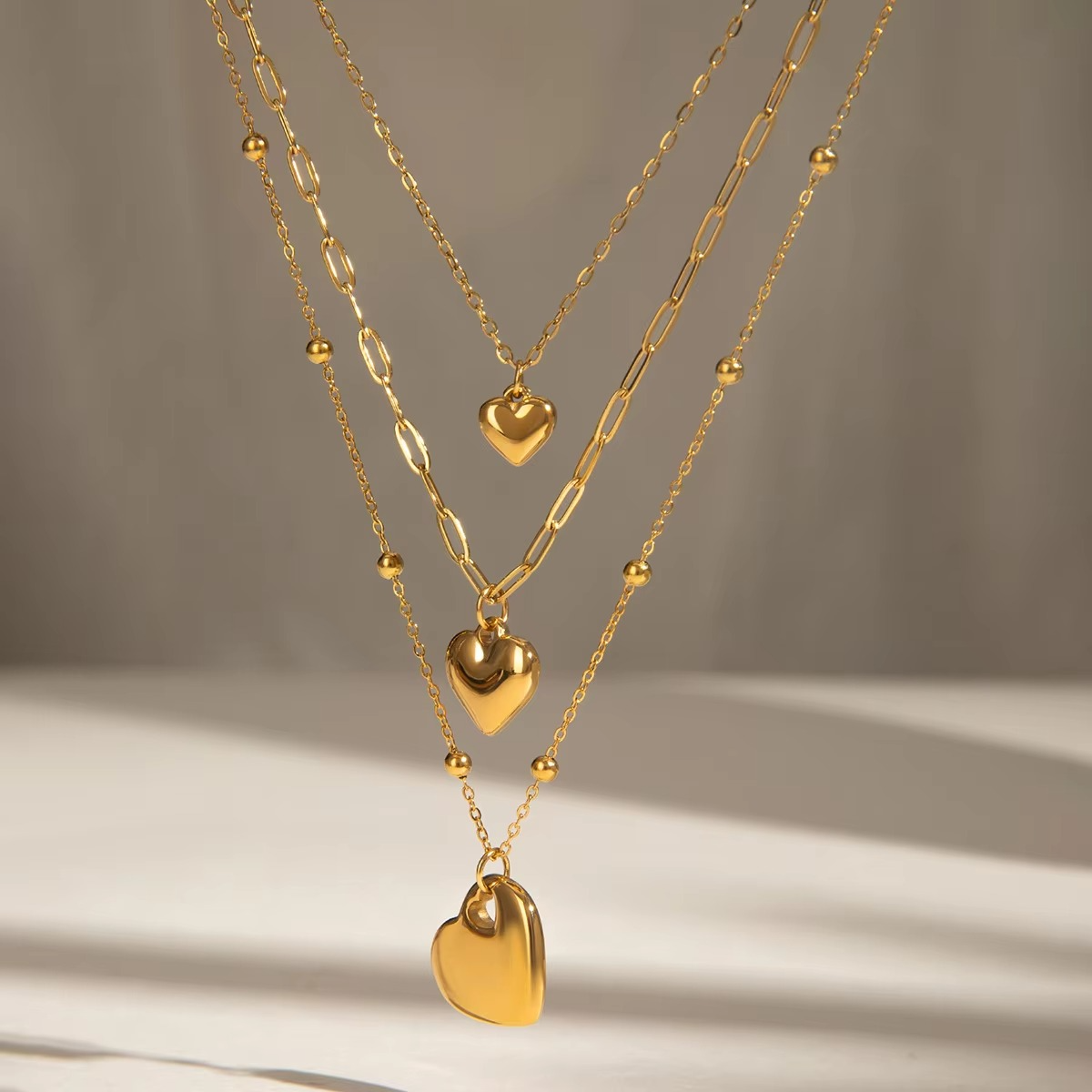 Ishya Heartfall Layered Necklace