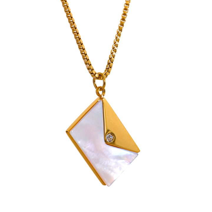 Ishya Letter Shell Pendant