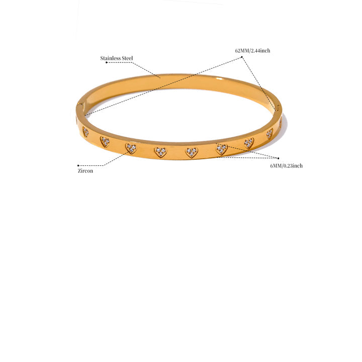 Kaira Heart Stitch Bracelet