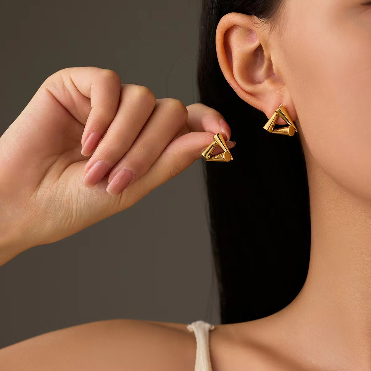 Kari Toggle Charm Hoops