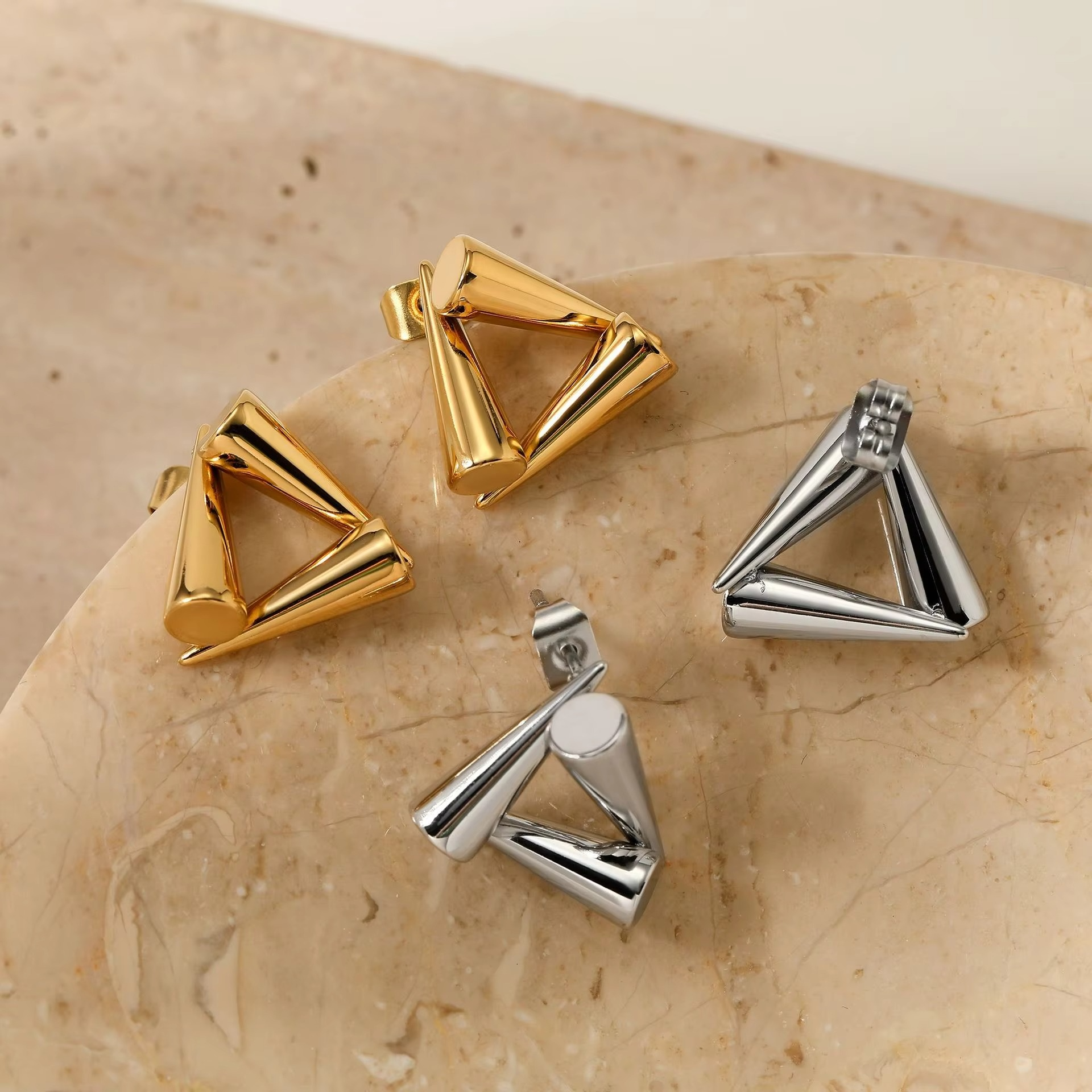 Kari Toggle Charm Hoops