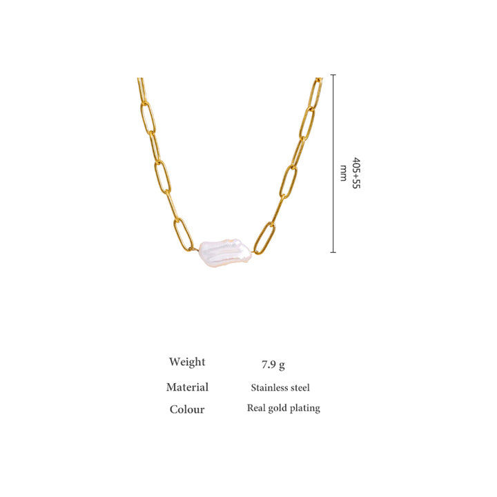 Kavya Pearl Baroque Necklace