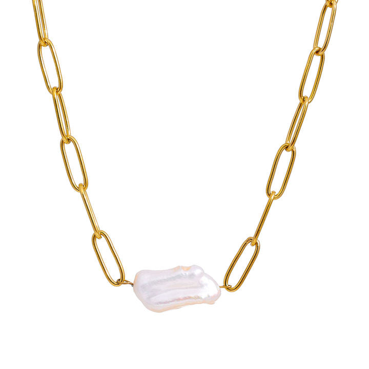 Kavya Pearl Baroque Necklace