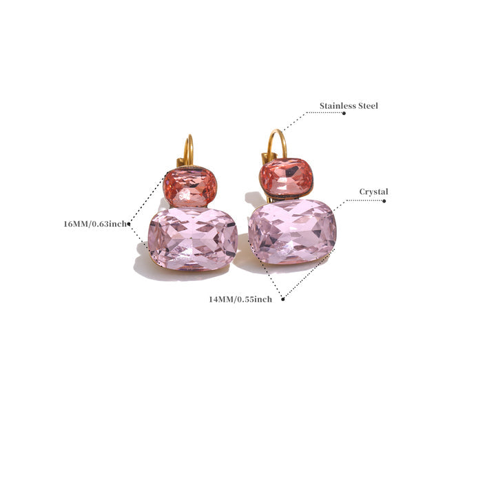 Kiara Double Crystal Drop