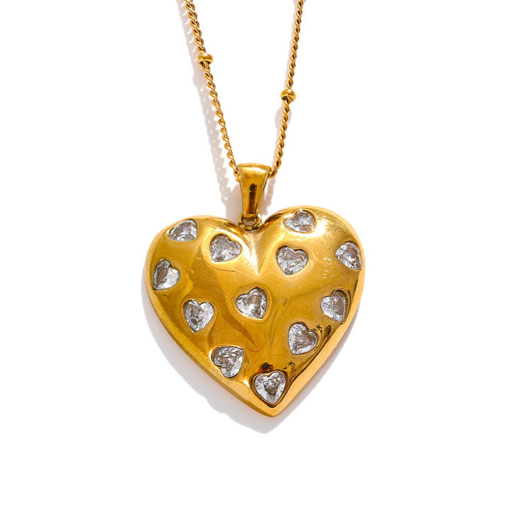 Lovers Mark Heart Pendant