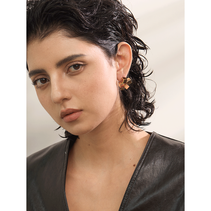 Lustre Wave Earrings