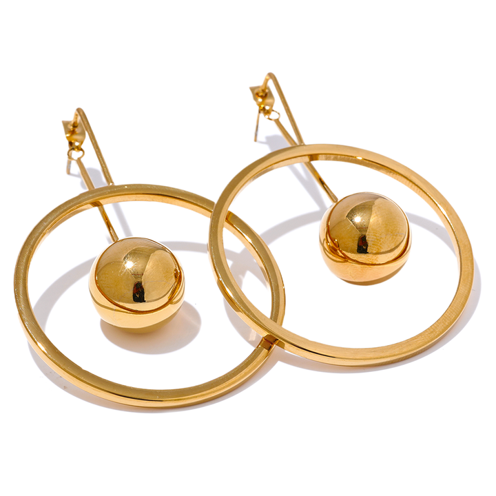 Lyra Orbital Statement Earrings