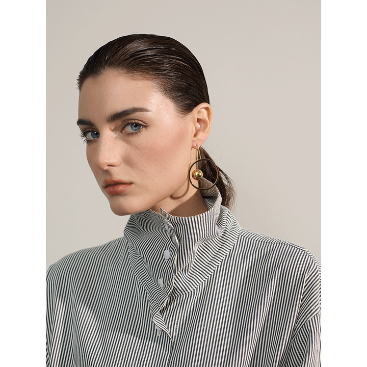 Lyra Orbital Statement Earrings