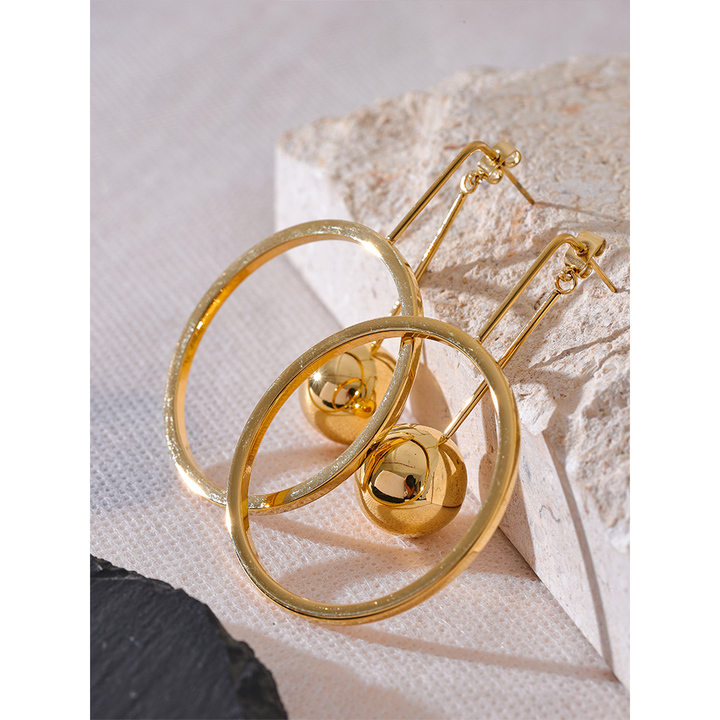 Lyra Orbital Statement Earrings