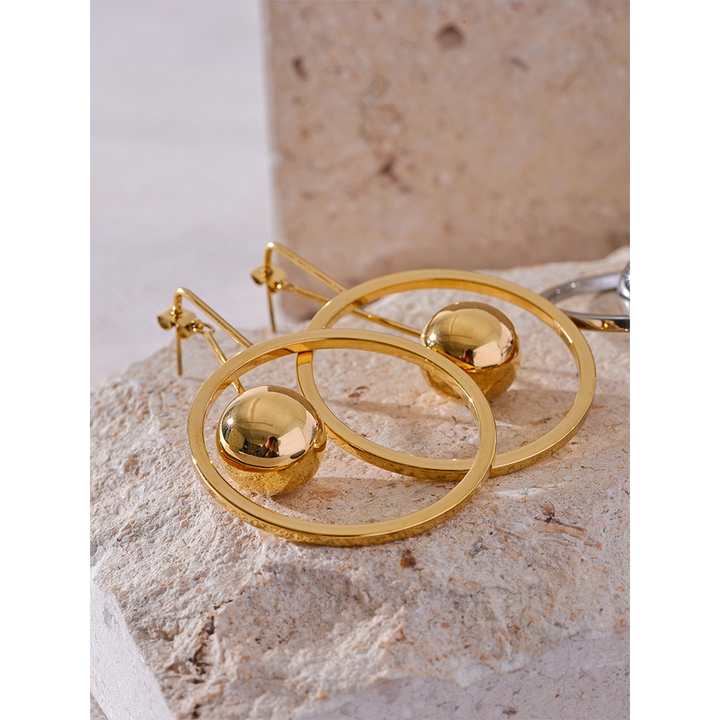 Lyra Orbital Statement Earrings