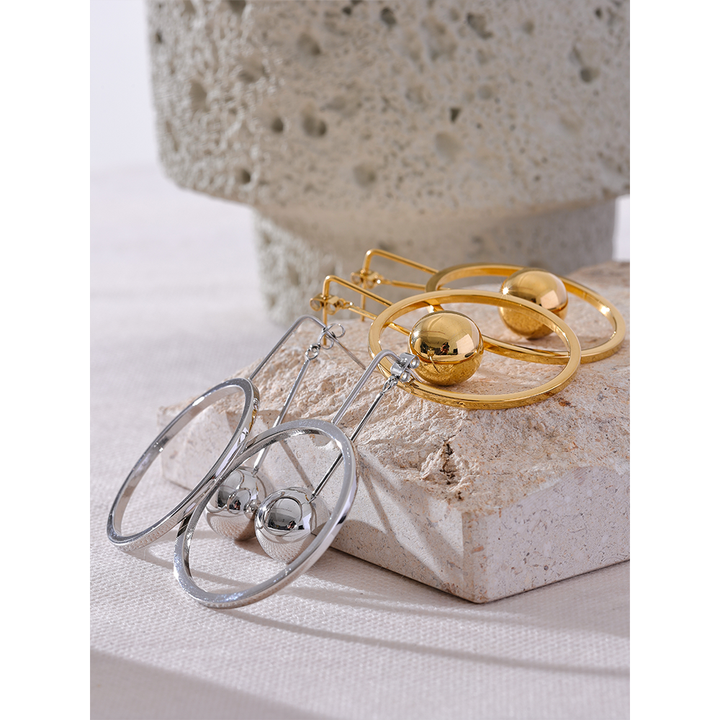 Lyra Orbital Statement Earrings