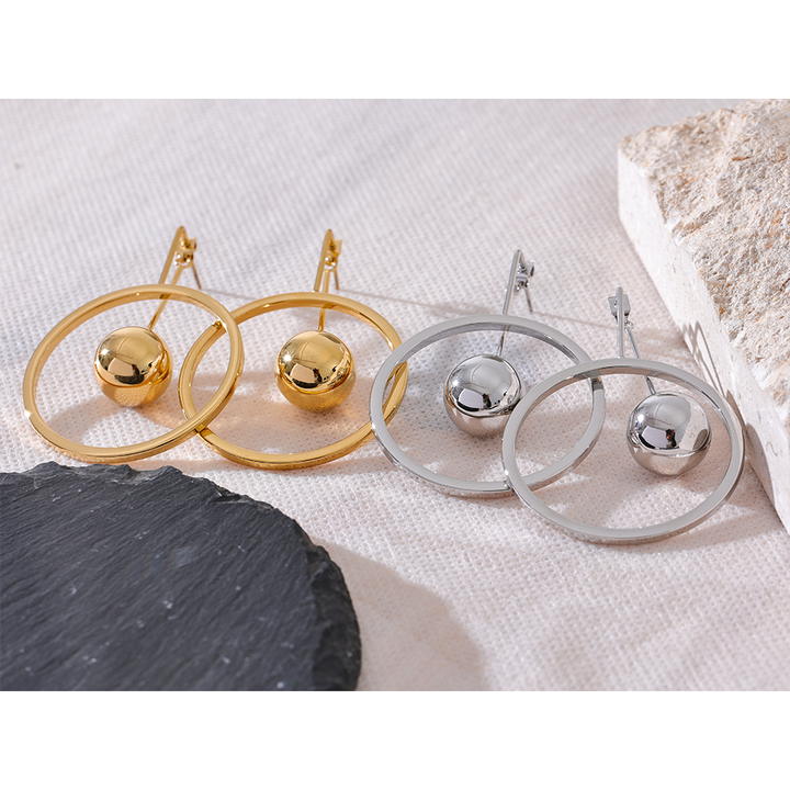Lyra Orbital Statement Earrings