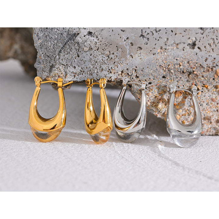 Meera Tear Drop Loop Earrings