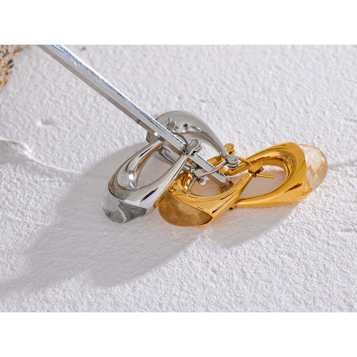 Meera Tear Drop Loop Earrings