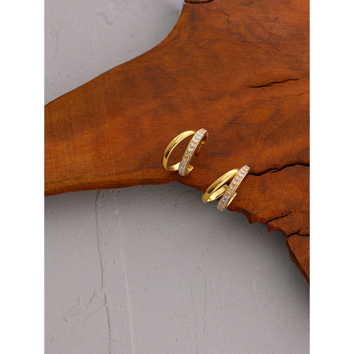 Meher Gleam Spiral Earrings