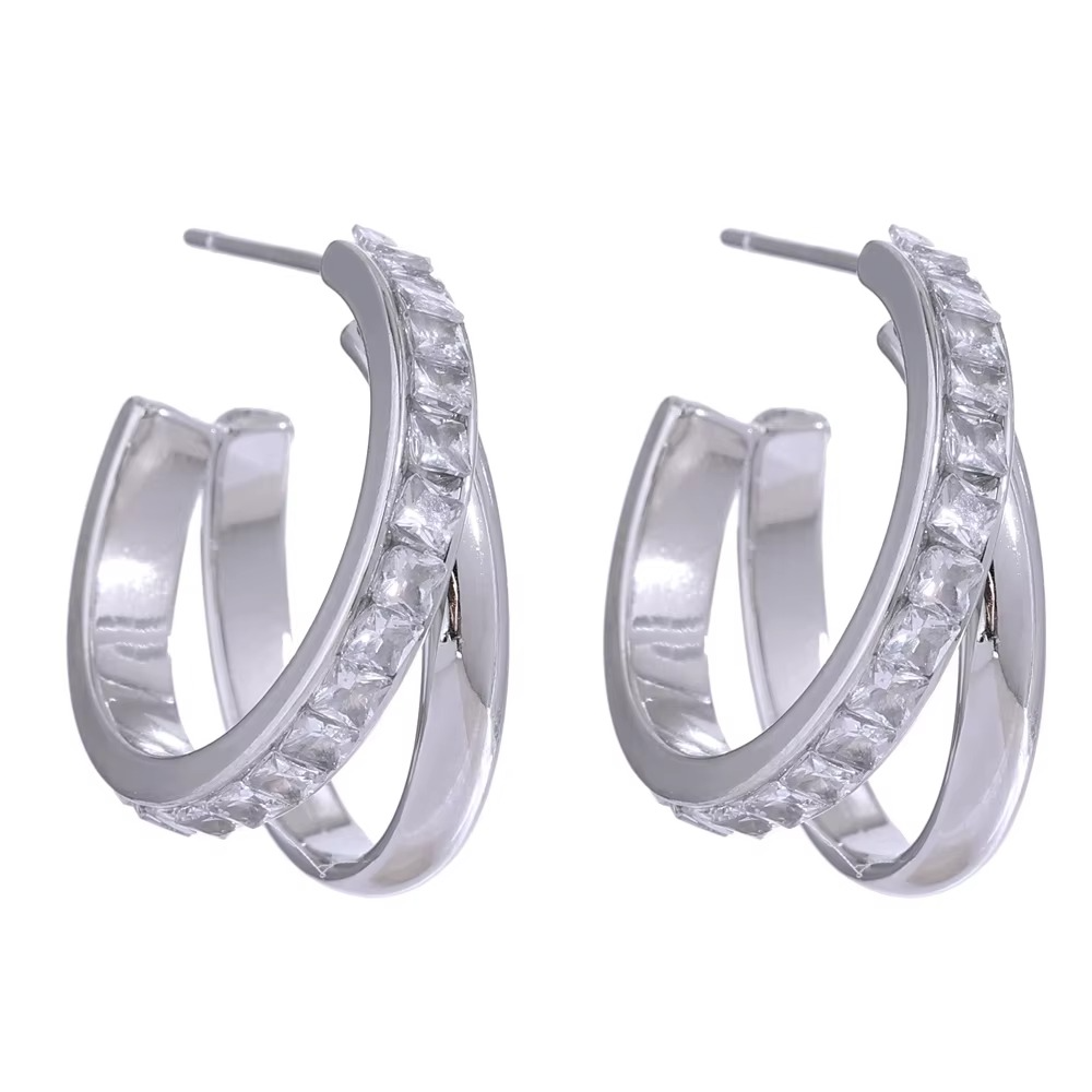 Meher Gleam Spiral Earrings