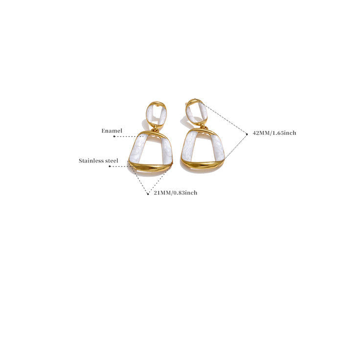 Meher Marbled Enamel Drops