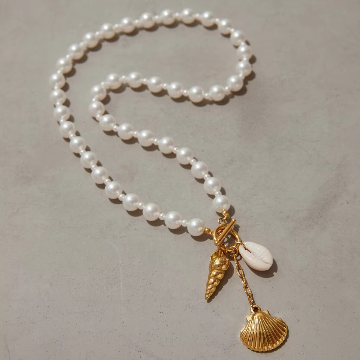 Meher Pearl Shell Necklace